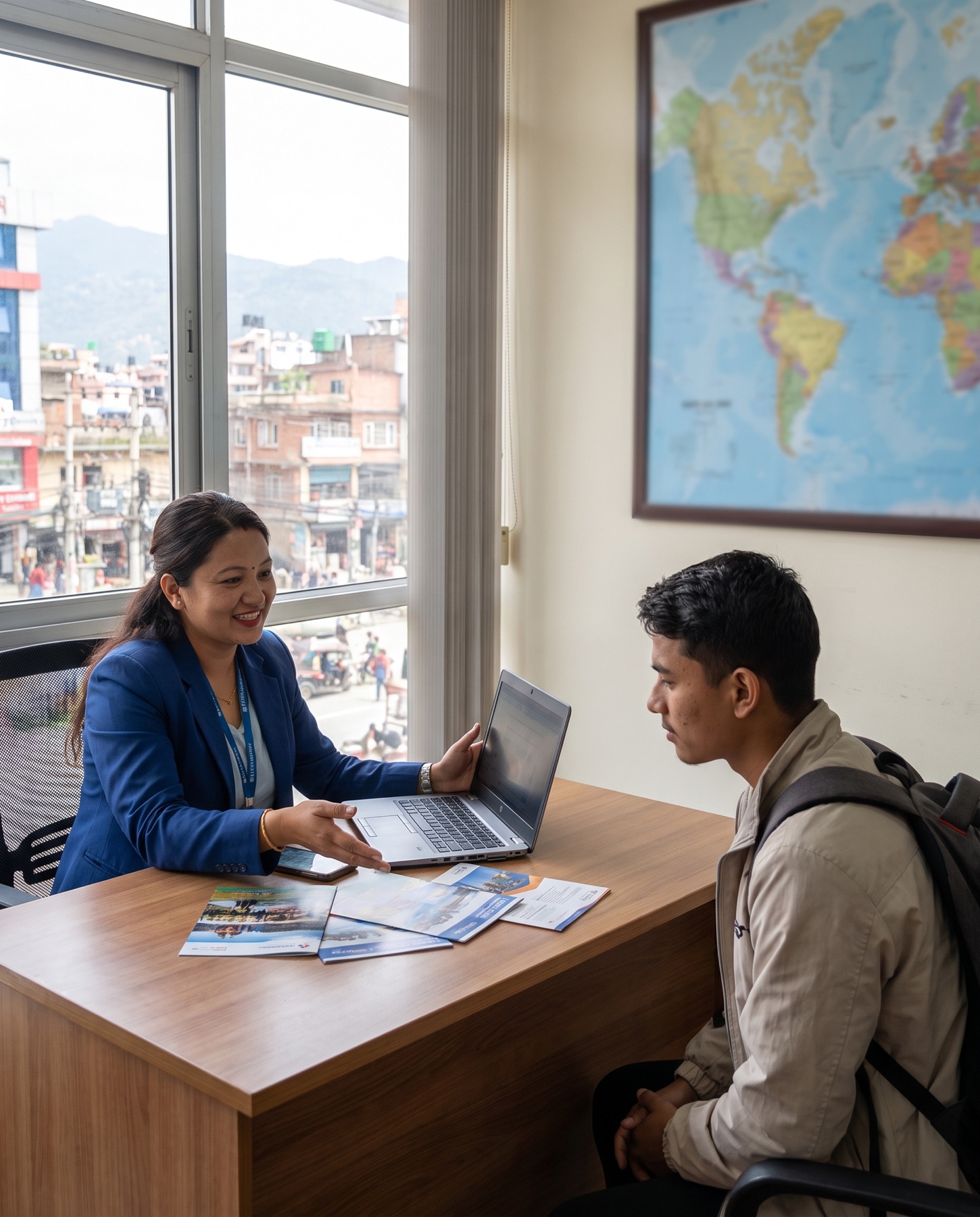 Study-abroad consultancies, test-prep and language institutes